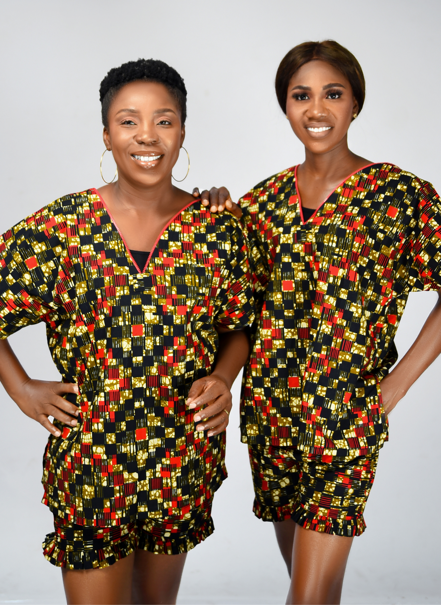 Obehi Pleated Shorts - Edowayes