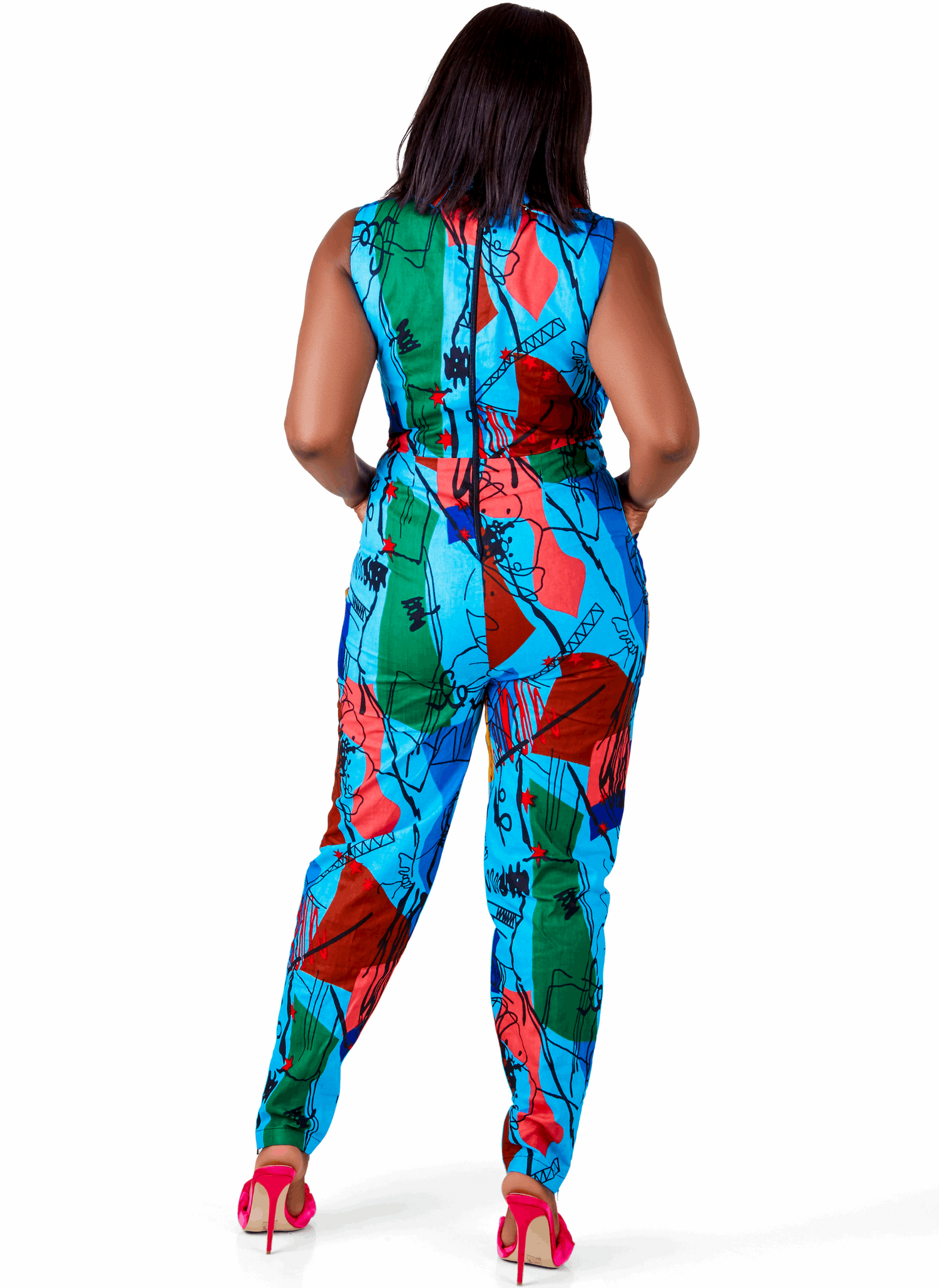 Edewede Blue Jumpsuit - Edowayes