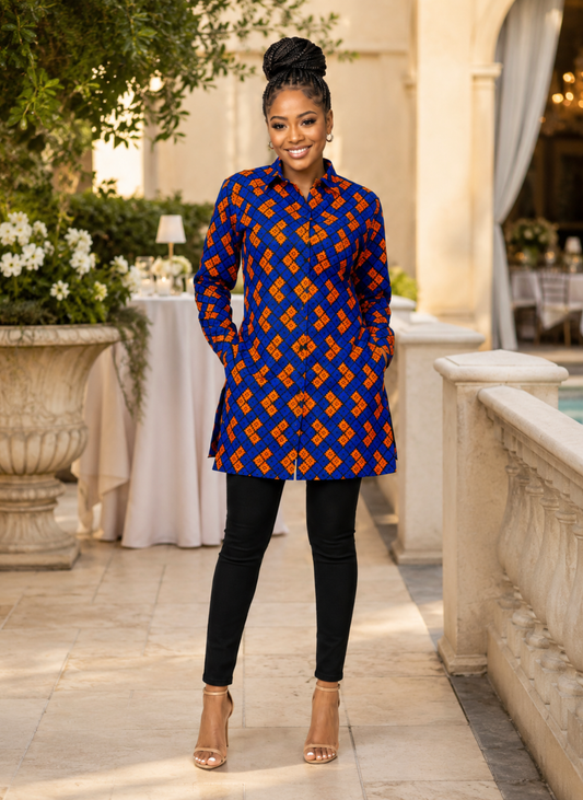 Lola African Print Shirt