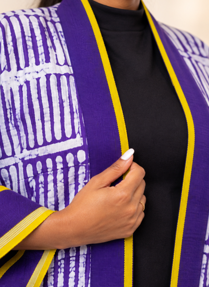 Nwanne Adire & Aso Oke Heritage Kimono
