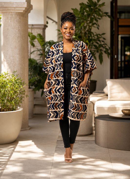 Lekki African Print Kimono