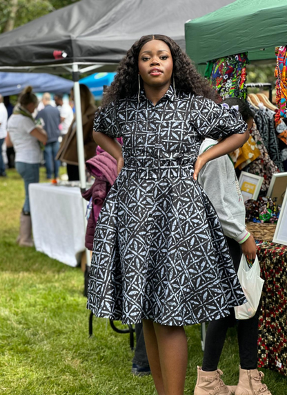 Ainose Indigo Batik Skirt