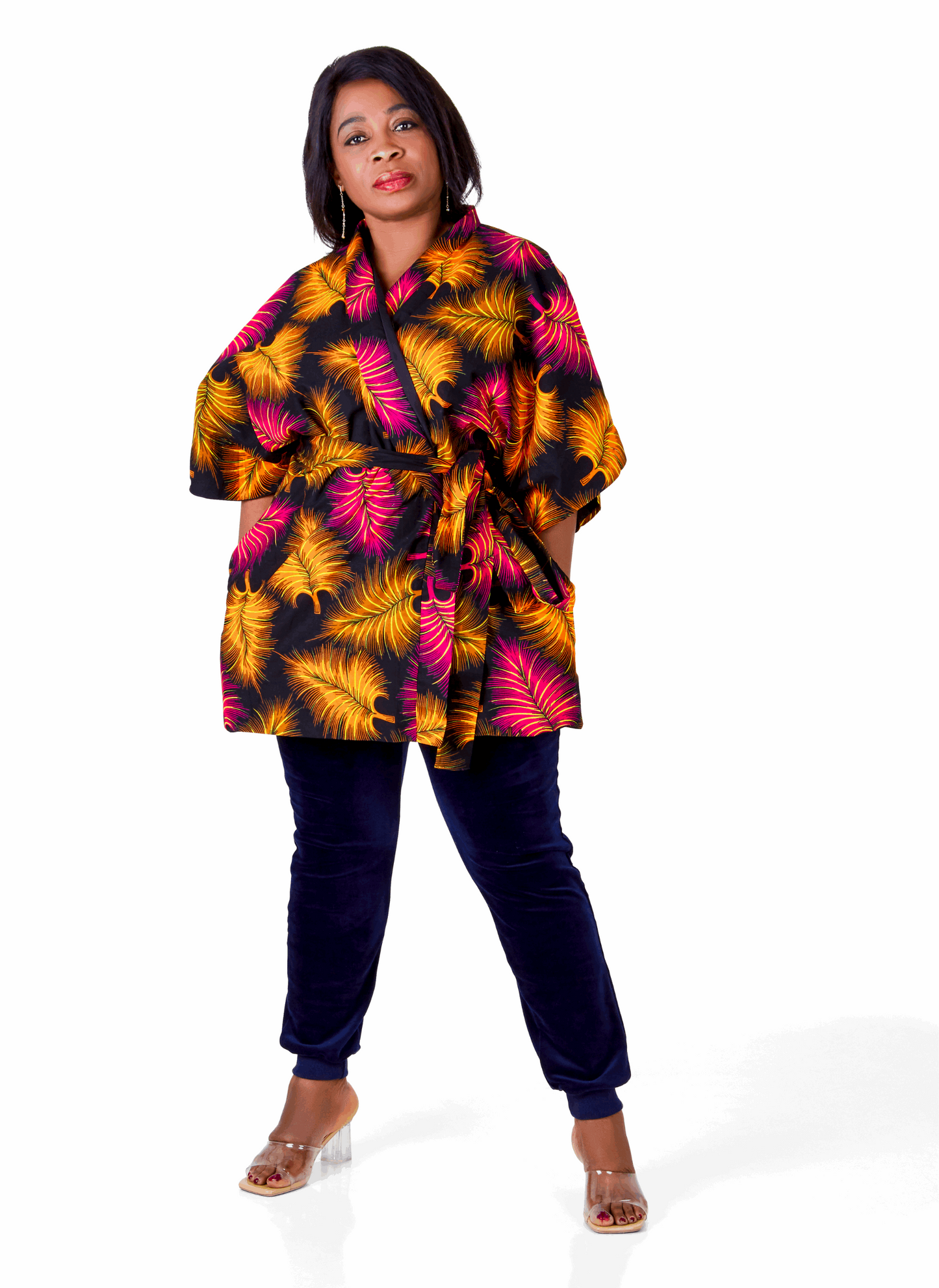 African Print Debi Kimono - Edowayes