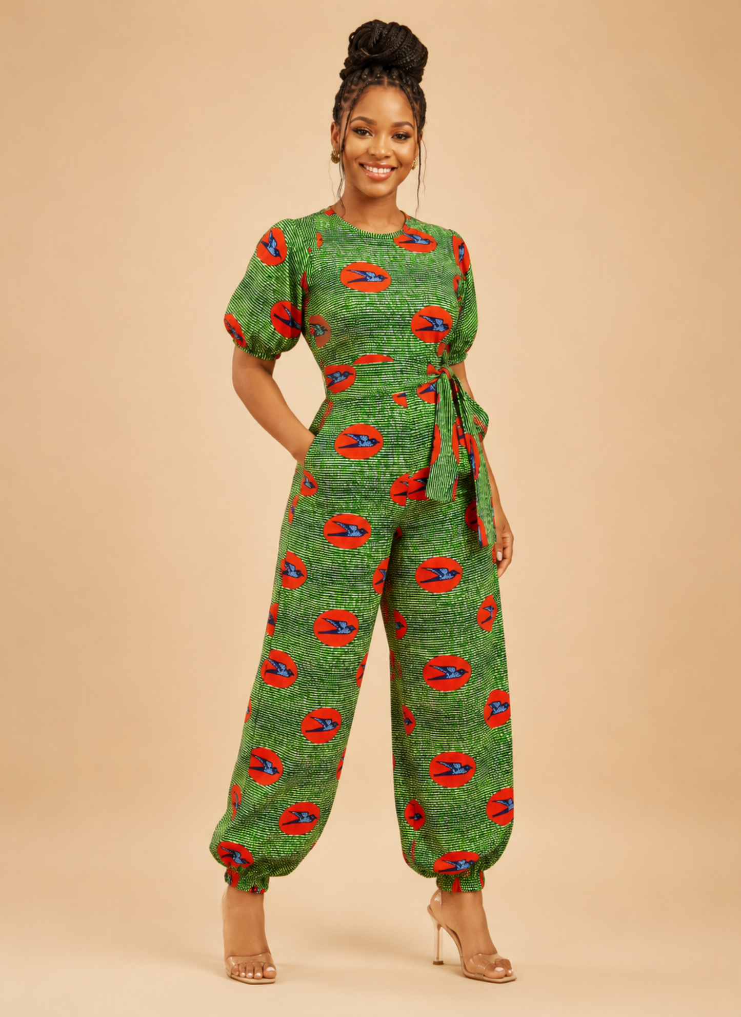 Kemi Labu African Print Jumpsuit