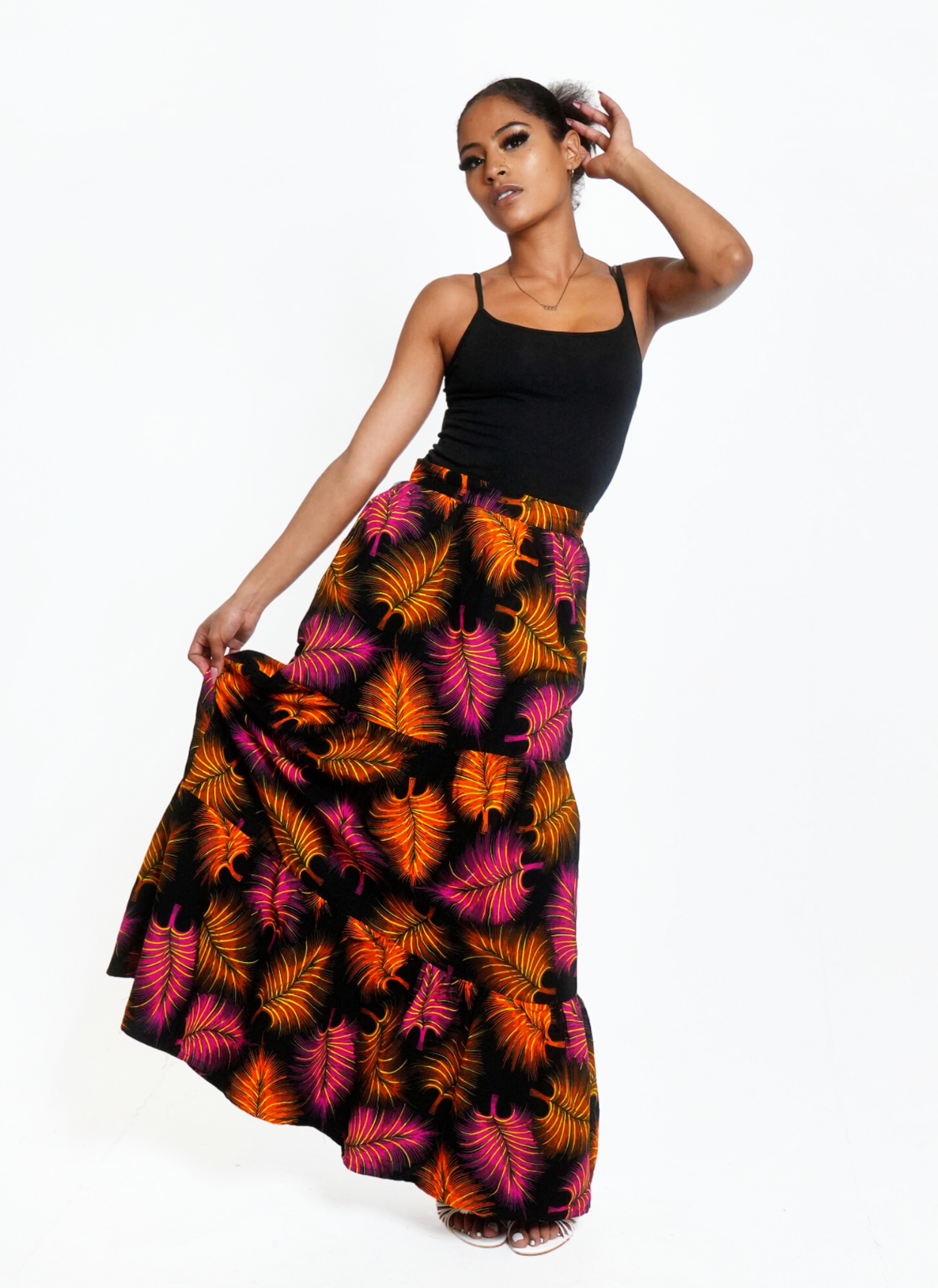 Itua Tiered Skirt - Edowayes