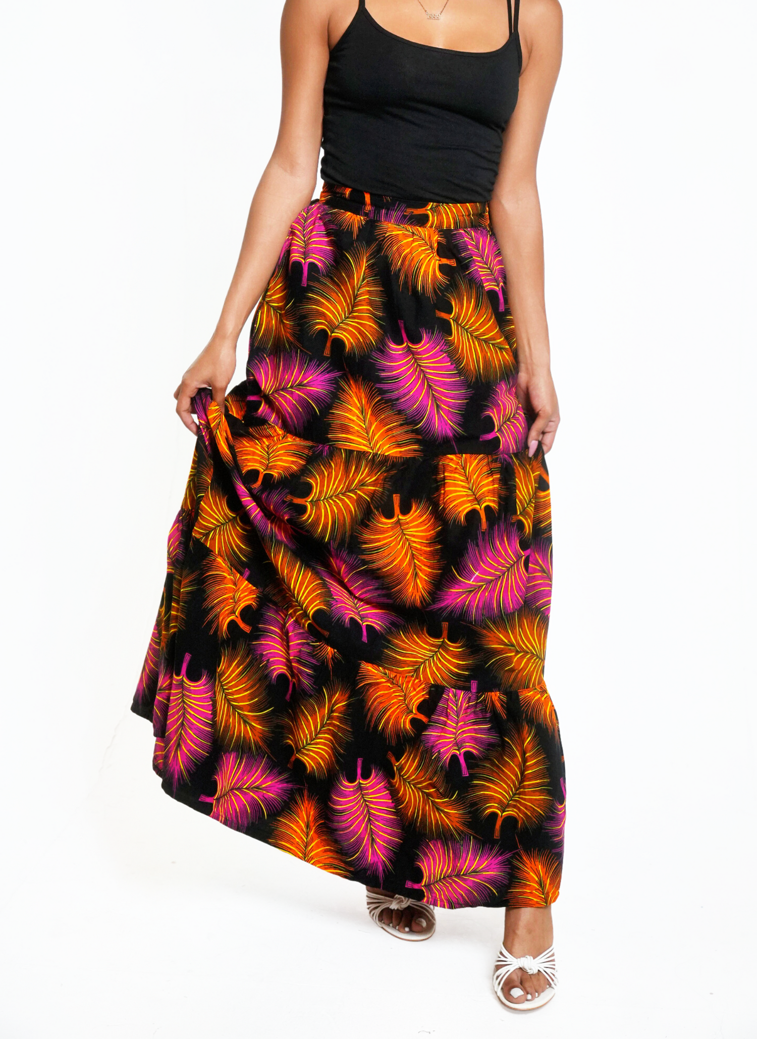 Itua Tiered Skirt - Edowayes