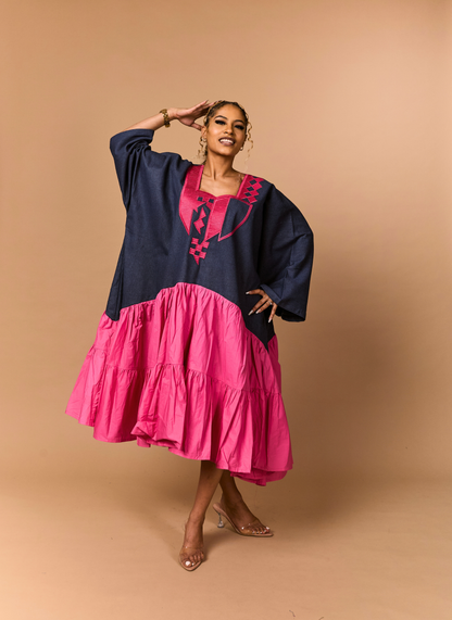 Osade Embroidered Kaftan Dress