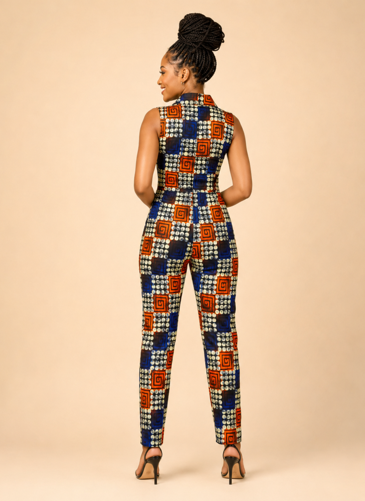 Itohan African Print Jumpsuit