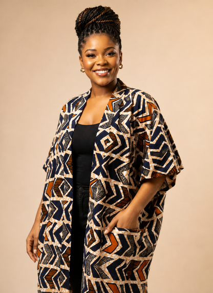 Lekki African Print Kimono