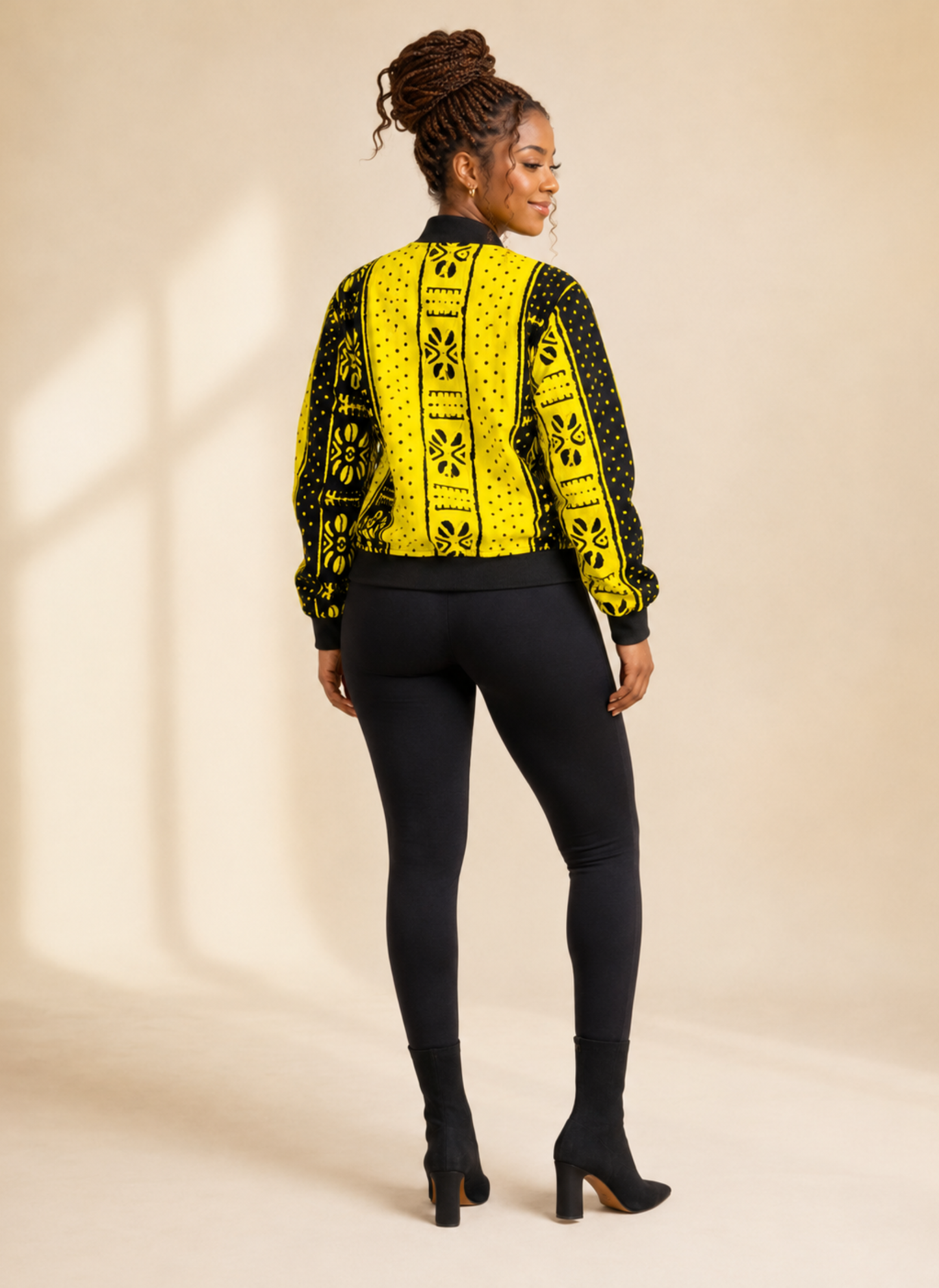 Deolu Unisex African Print Bomber Jacket