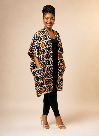 Lekki African Print Kimono