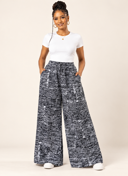 Jolomi African Print Palazzo Trousers