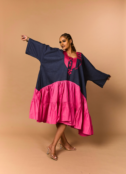 Osade Embroidered Kaftan Dress