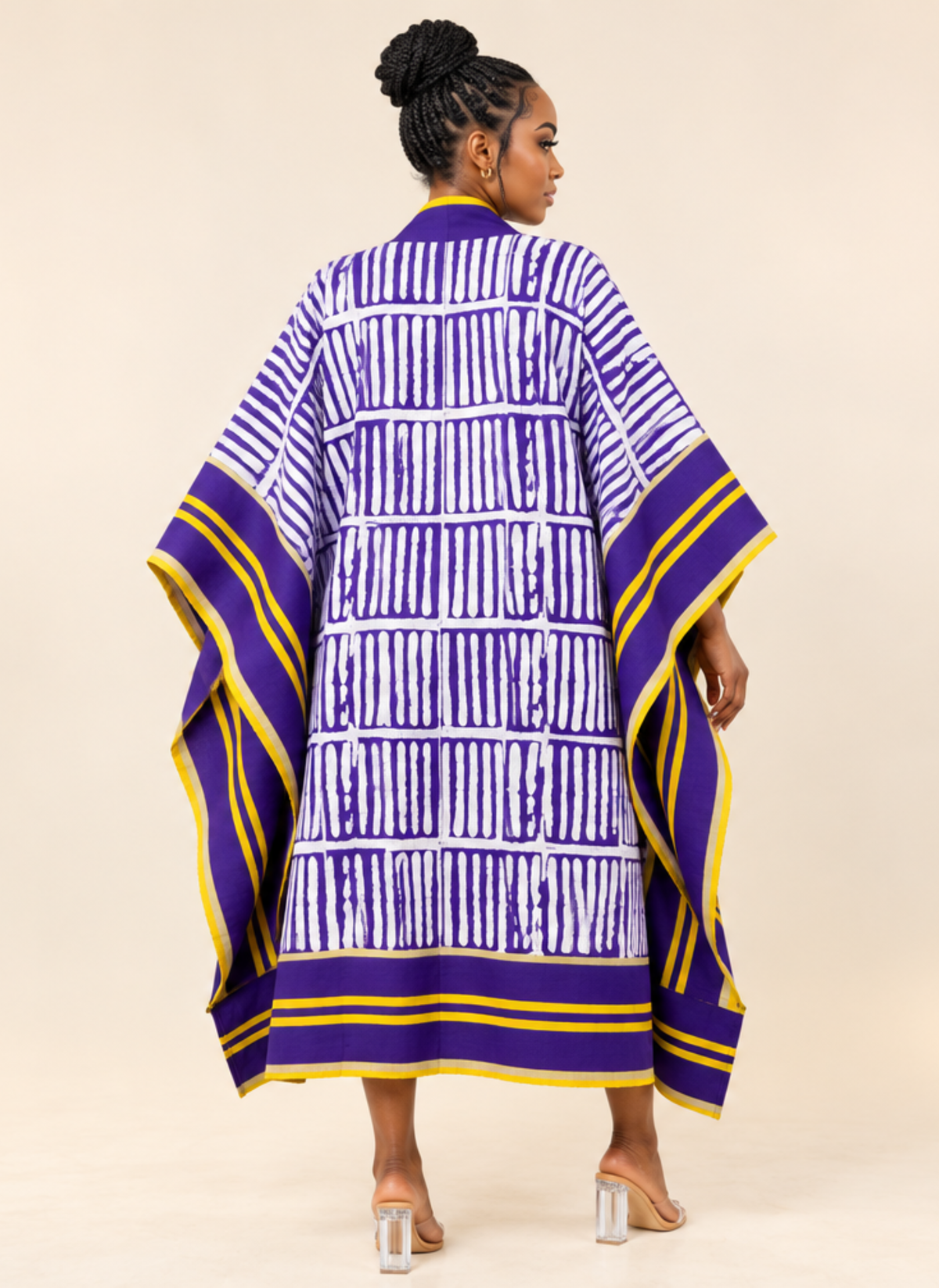 Nwanne Adire & Aso Oke Heritage Kimono