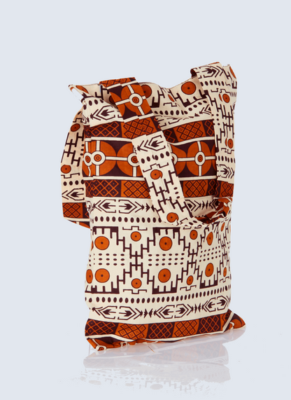 Tribal print tote bags