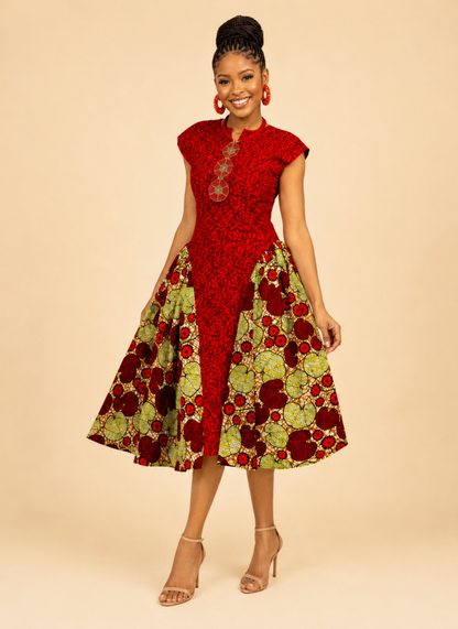 Ibironke African Print Dress