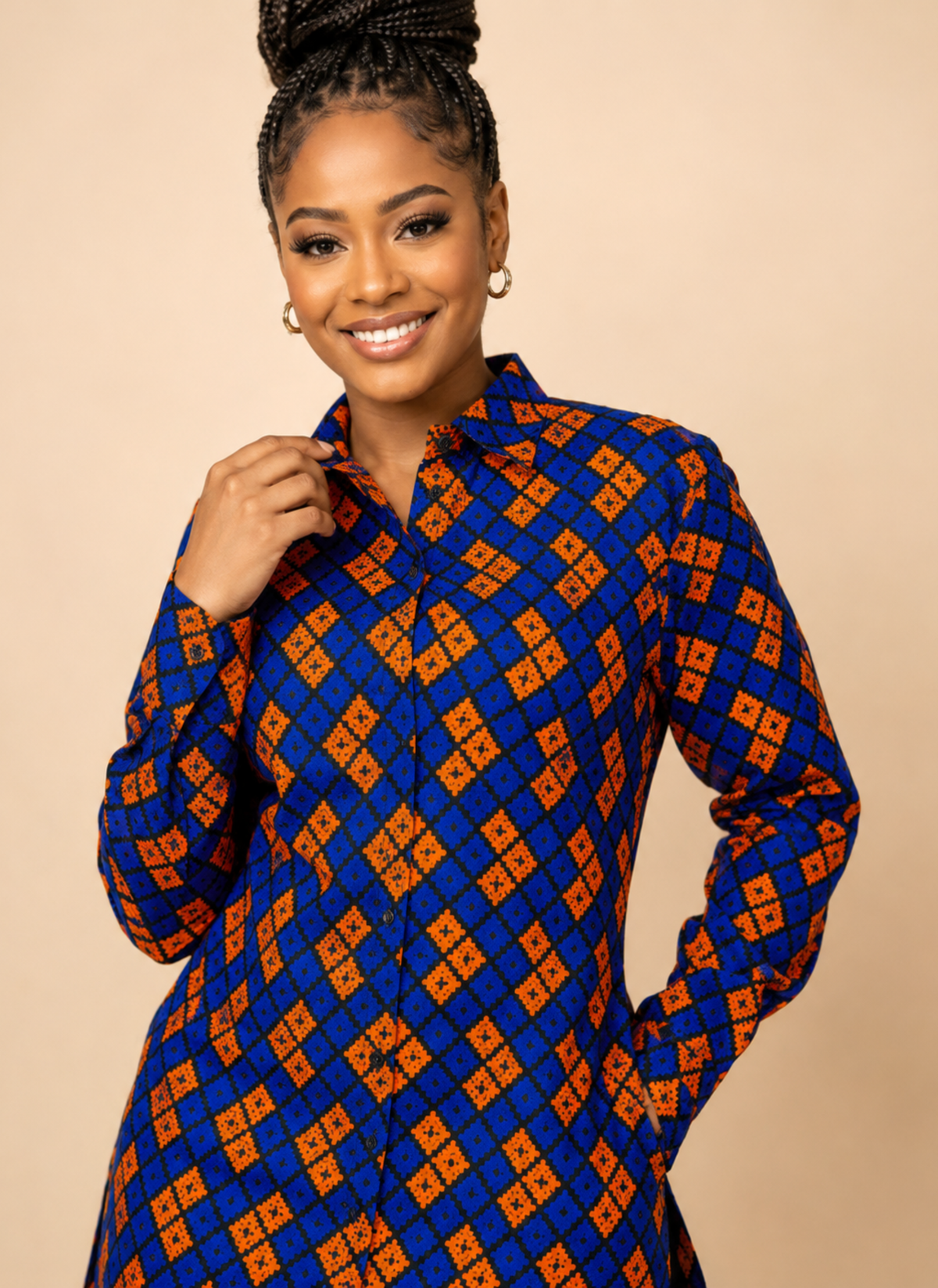 Lola African Print Shirt