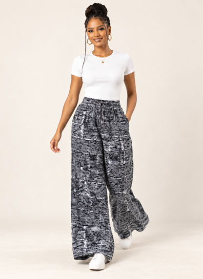Jolomi African Print Palazzo Trousers