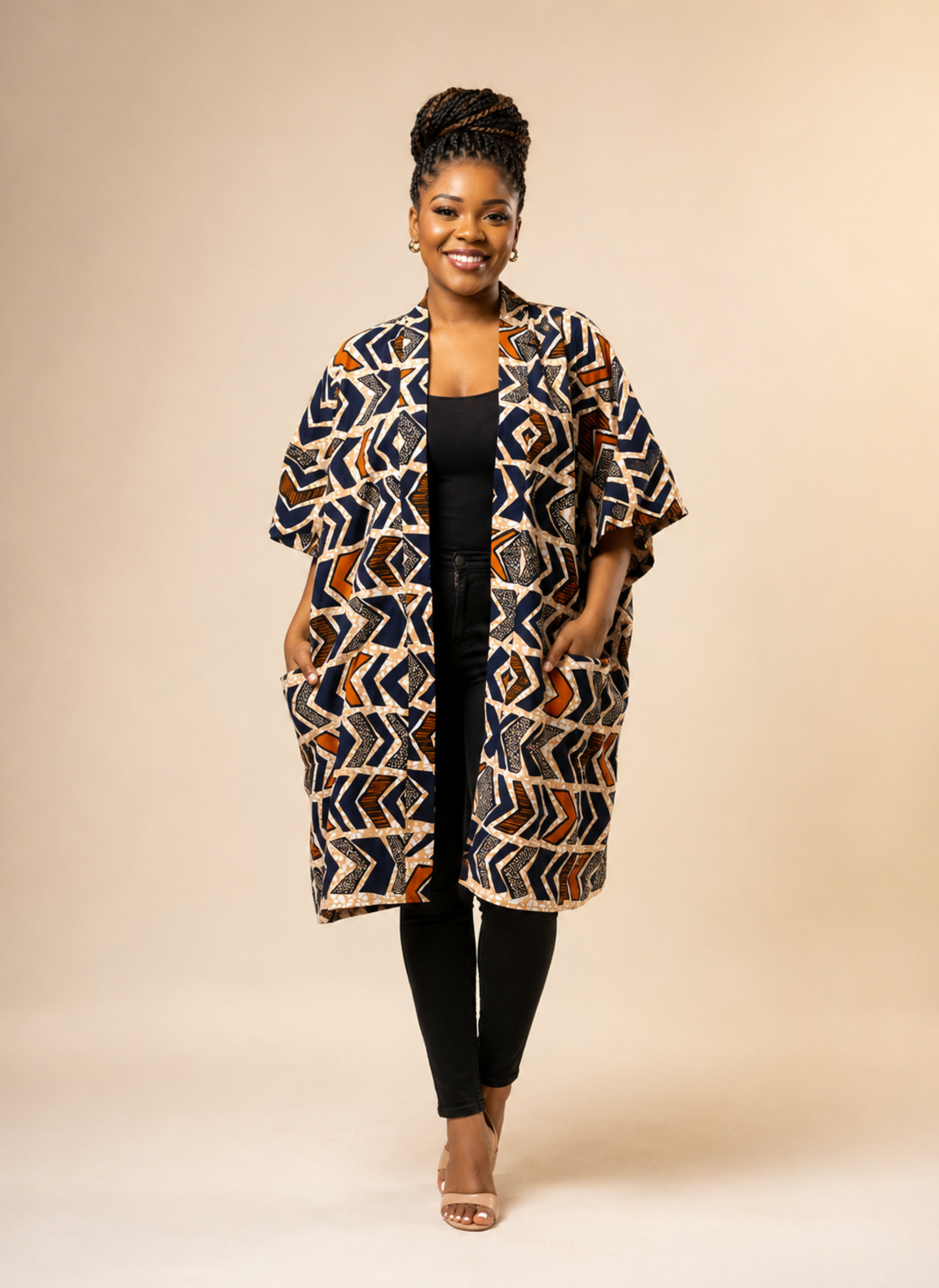 Lekki African Print Kimono