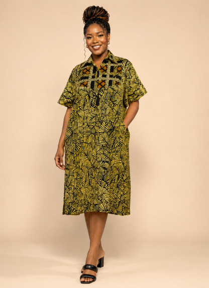 Temitope African Print Kaftan