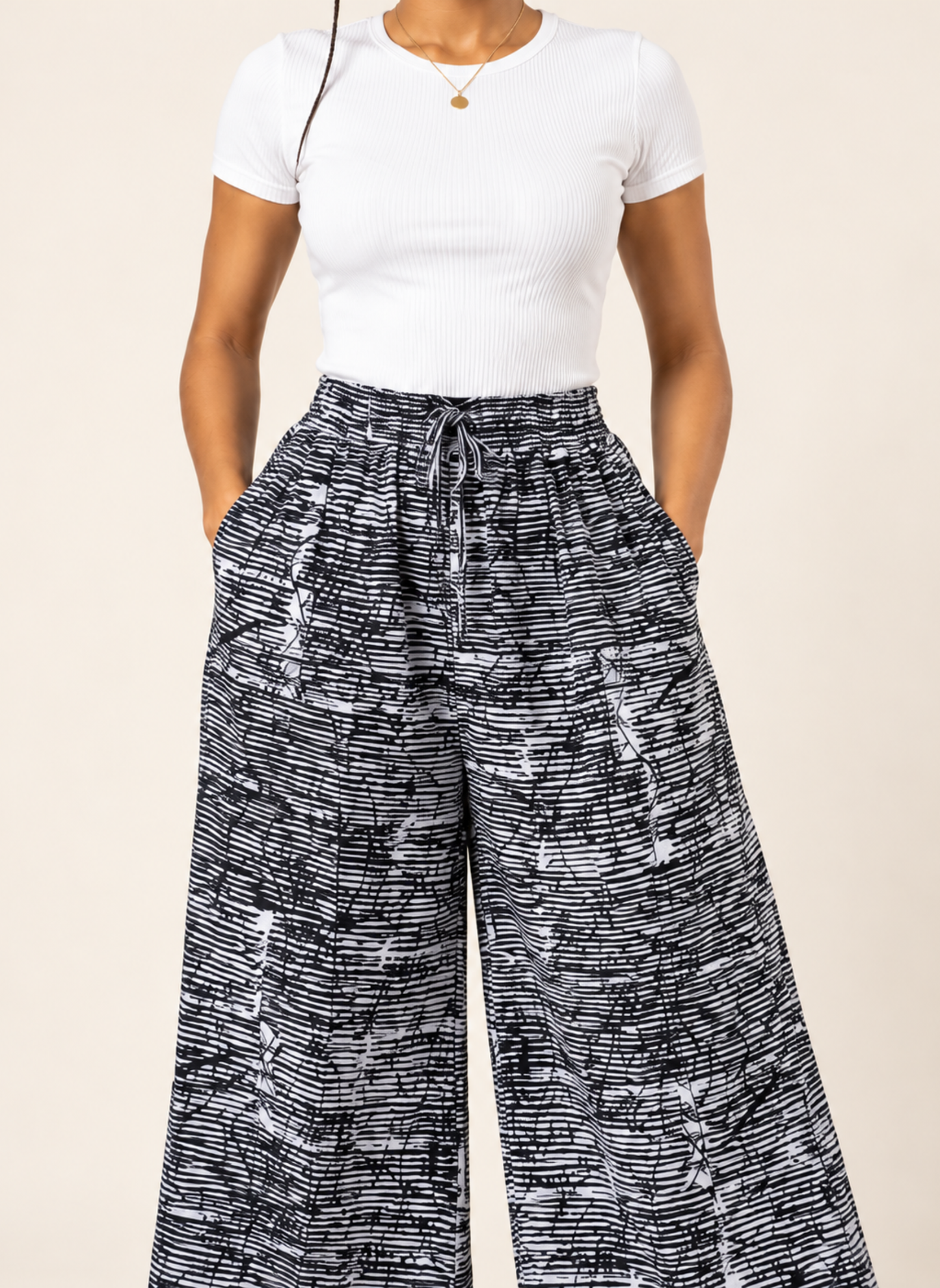 Jolomi African Print Palazzo Trousers