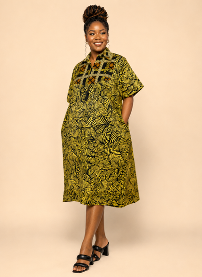 Temitope African Print Kaftan