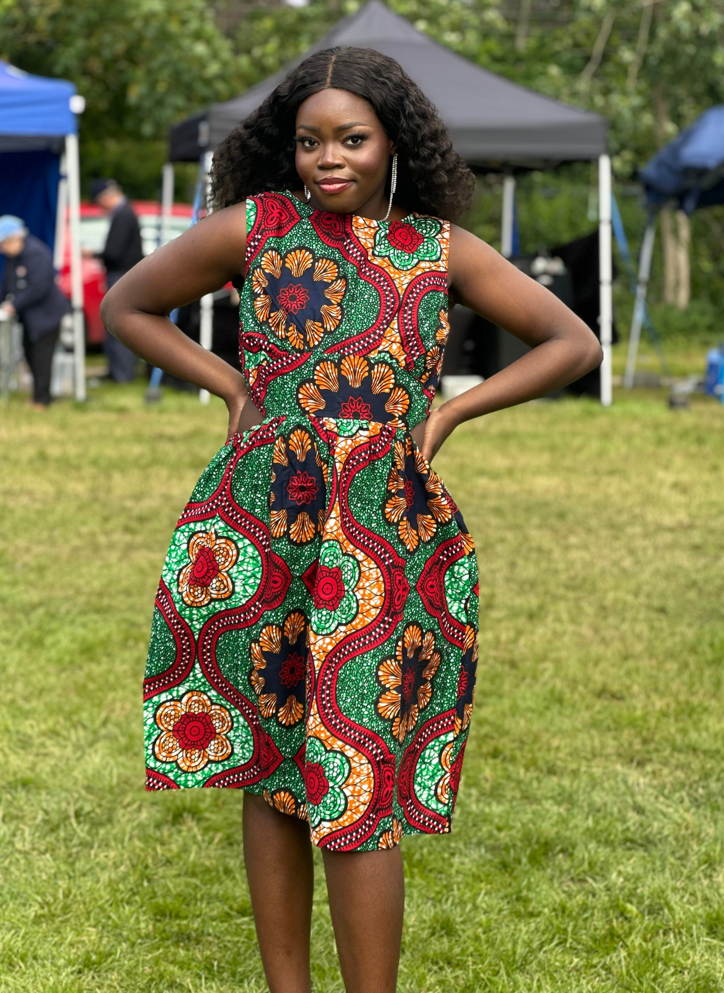 Robe mi-longue Ebele