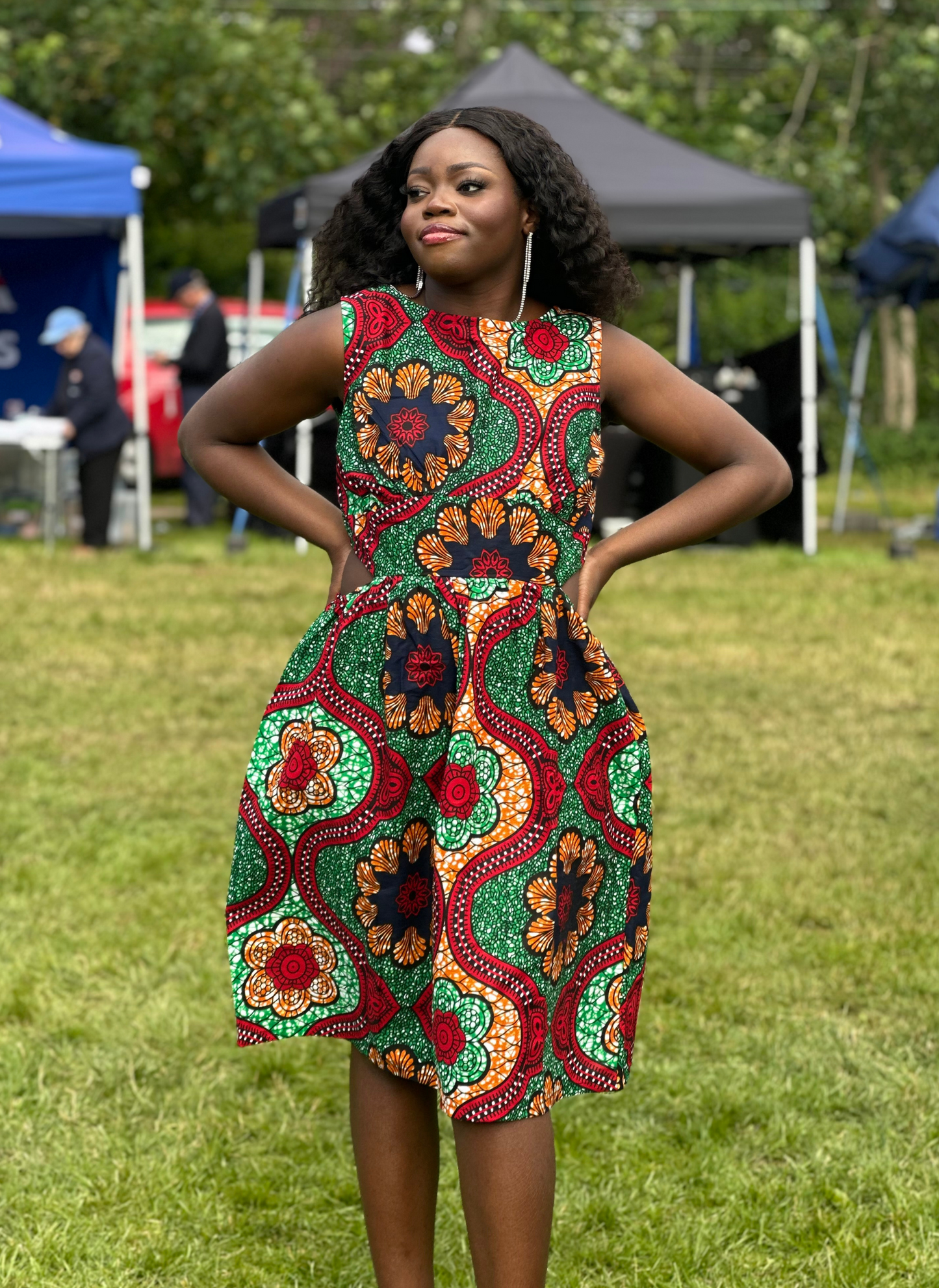 Robe mi-longue Ebele