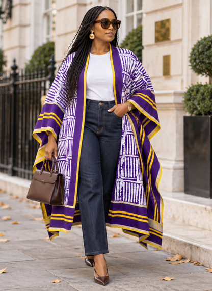 Nwanne Adire & Aso Oke Heritage Kimono
