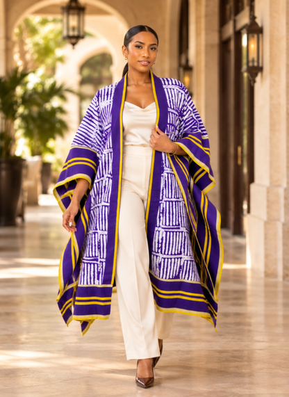 Nwanne Adire & Aso Oke Heritage Kimono