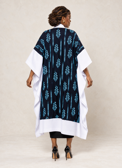 Ananya Ankara & Aso Oke Mixed-Media Kimono