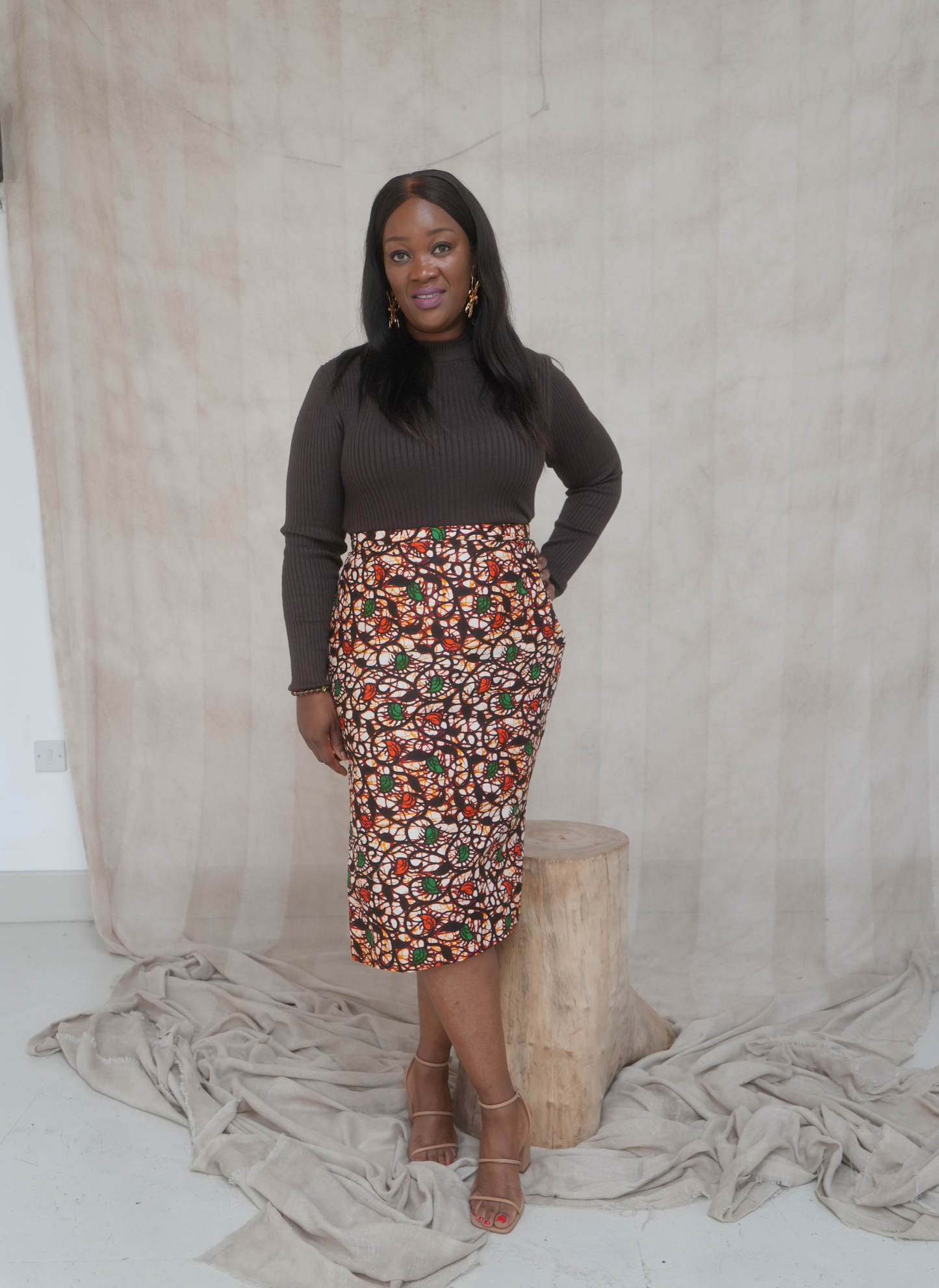 Bunmi Wrap Skirt