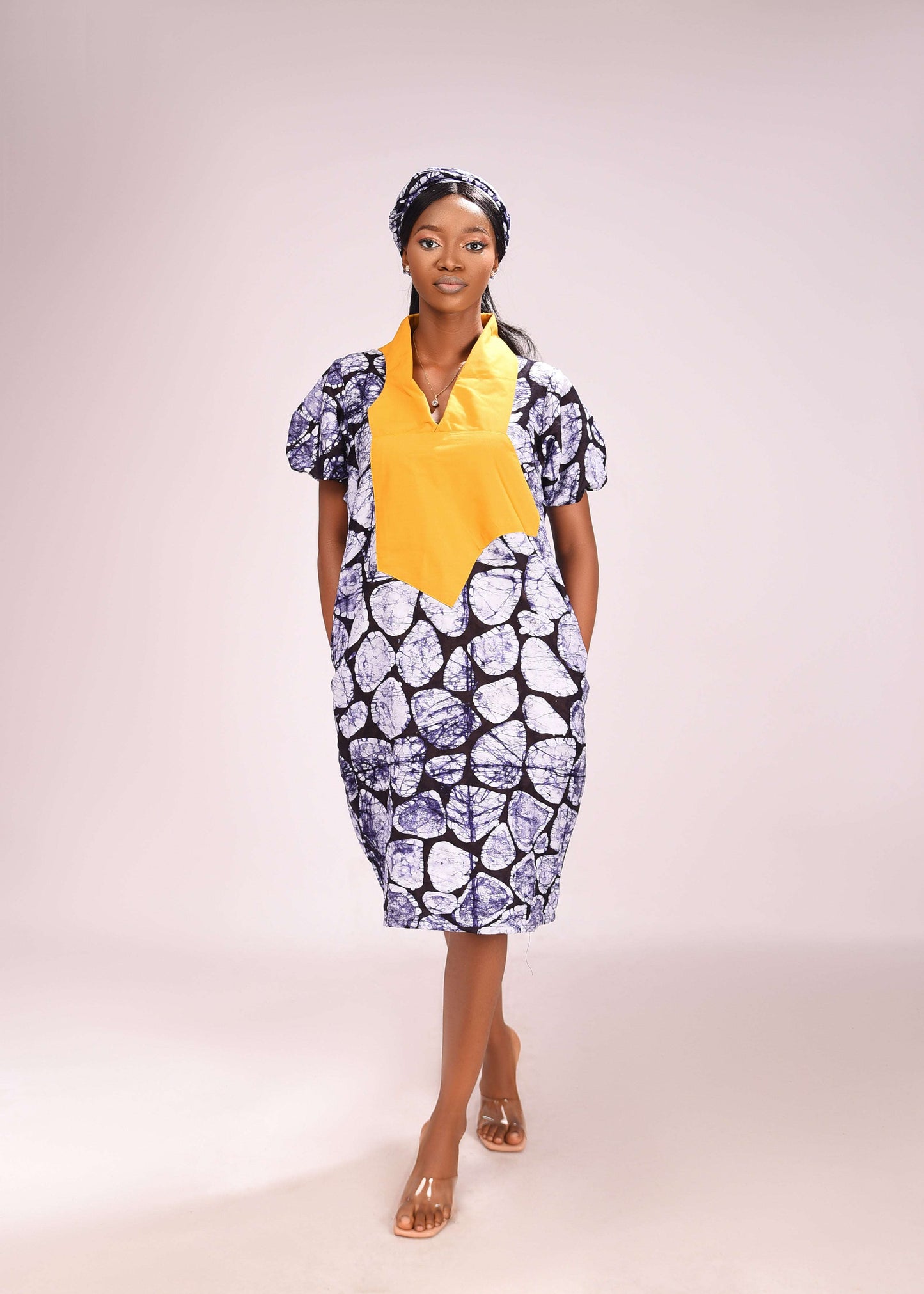 African Print Chidubem Kaftan Dress - Edowayes