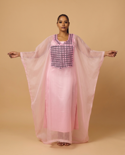 The Hasanna Luxury Organza Boubou & Matching Scarf