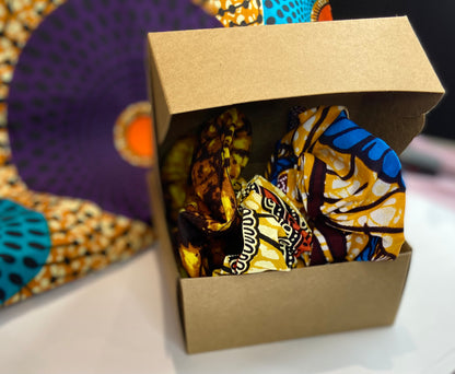 African Print Scrunchies Gift Pack- New - Edowayes